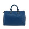 Bolso de mano Louis Vuitton  Speedy 30 en cuero Epi azul - 360 thumbnail