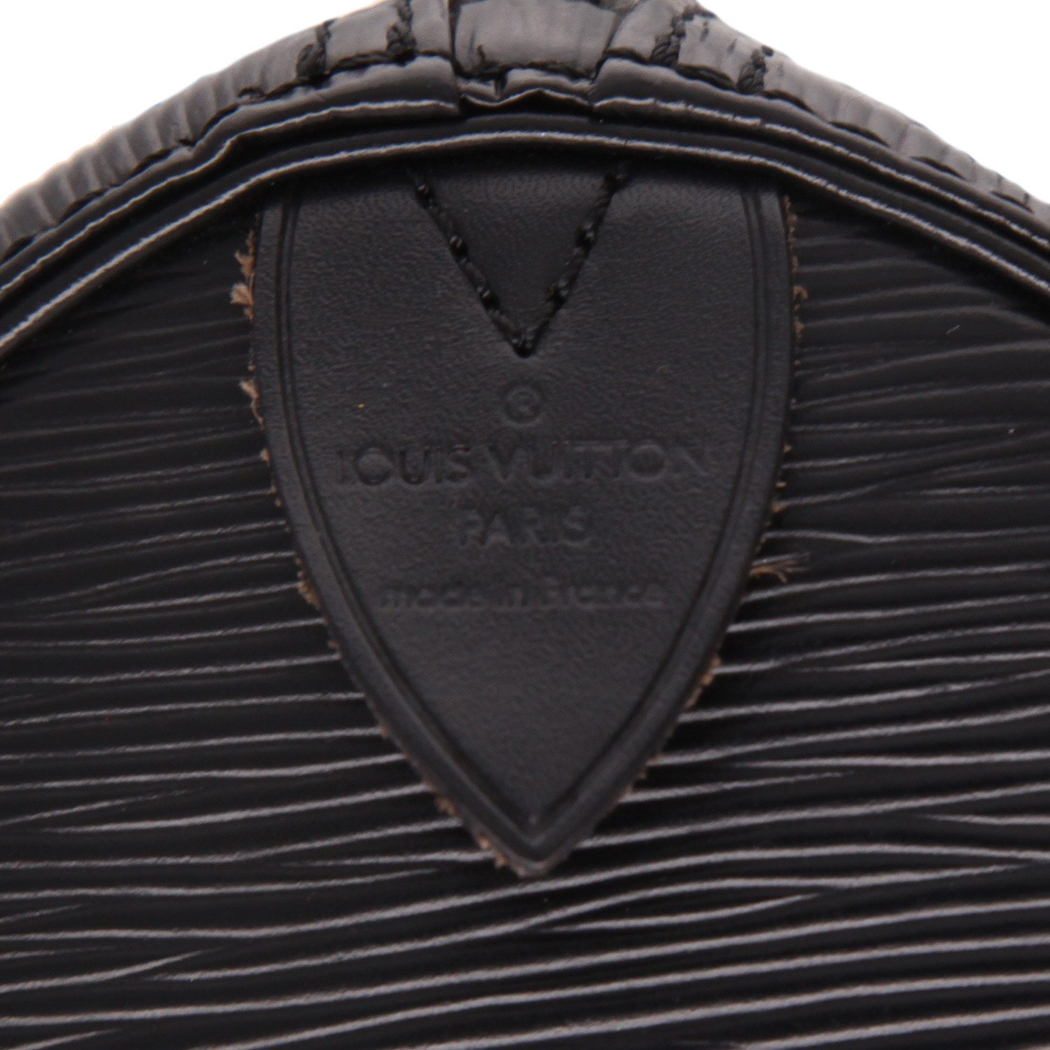 Bolso de mano Louis Vuitton  Speedy 30 en cuero Epi negro - Detail D2