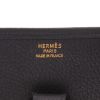 Sac bandoulière Hermès  Evelyne en cuir togo noir - Detail D2 thumbnail