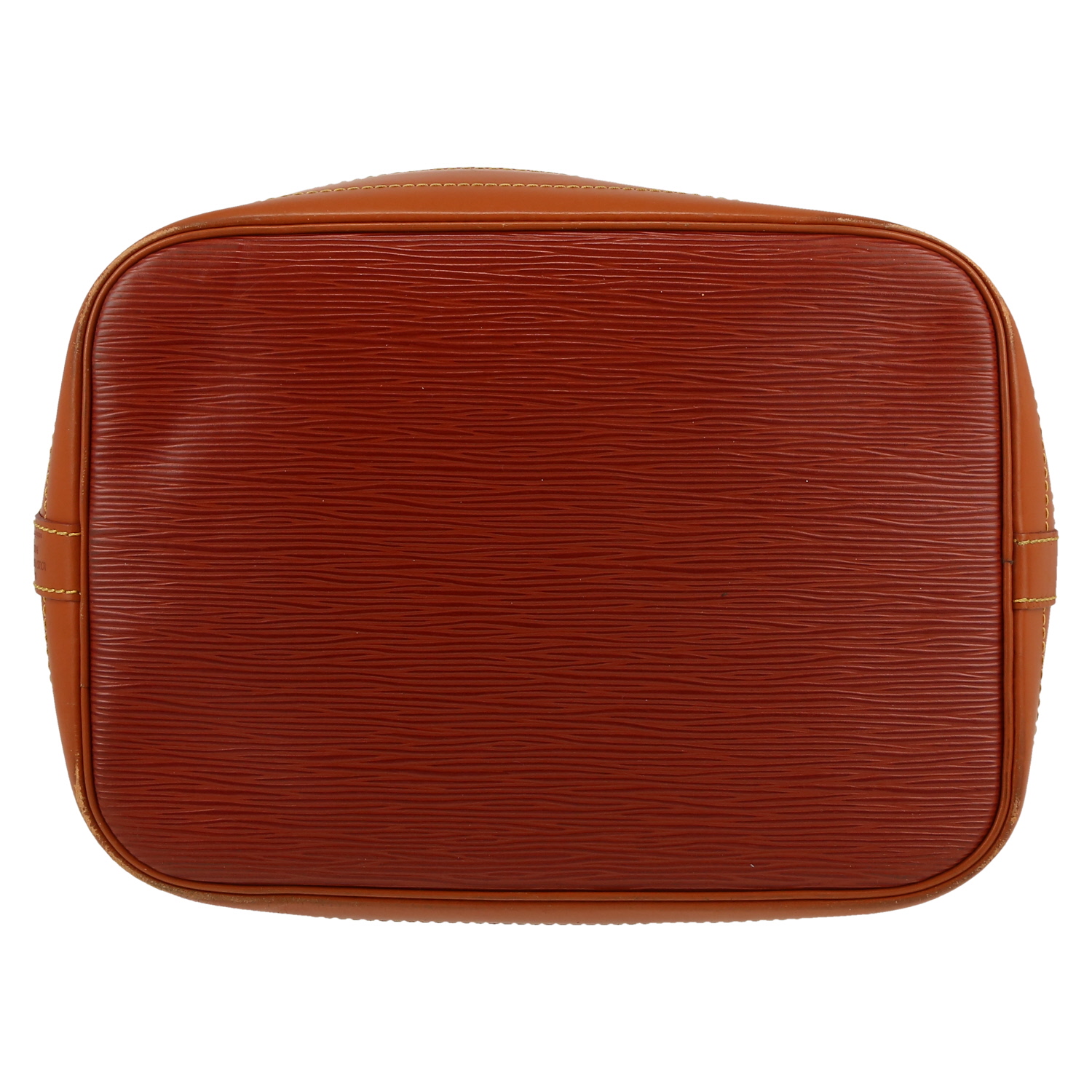 Bolso Cabás Louis Vuitton  Noé en cuero Epi bicolor marrón y color oro - Detail D1
