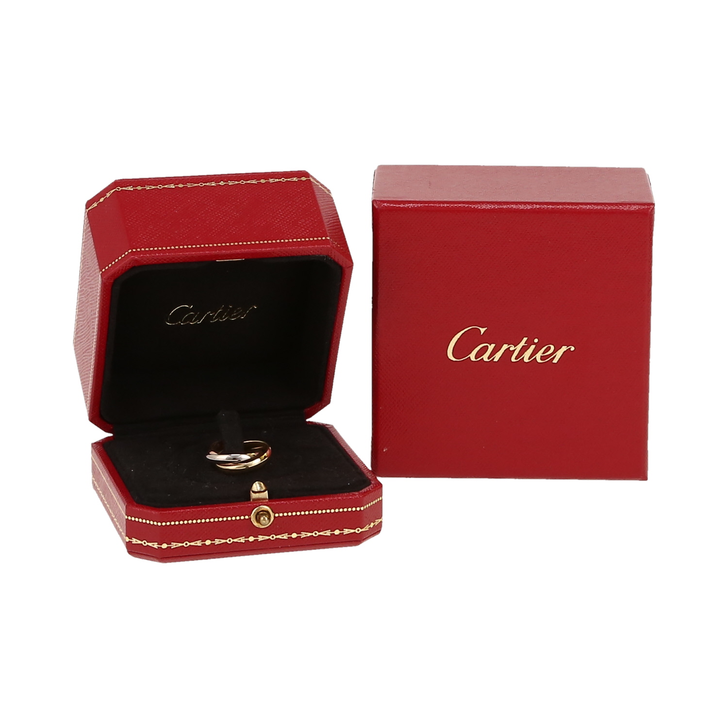 Cartier Trinity small model ring in 3 golds, size 45 - Detail D2