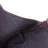 Hermès  Birkin 30 cm handbag  in Rose extrême leather taurillon clémence  and dark blue leather taurillon clémence - Detail D4 thumbnail