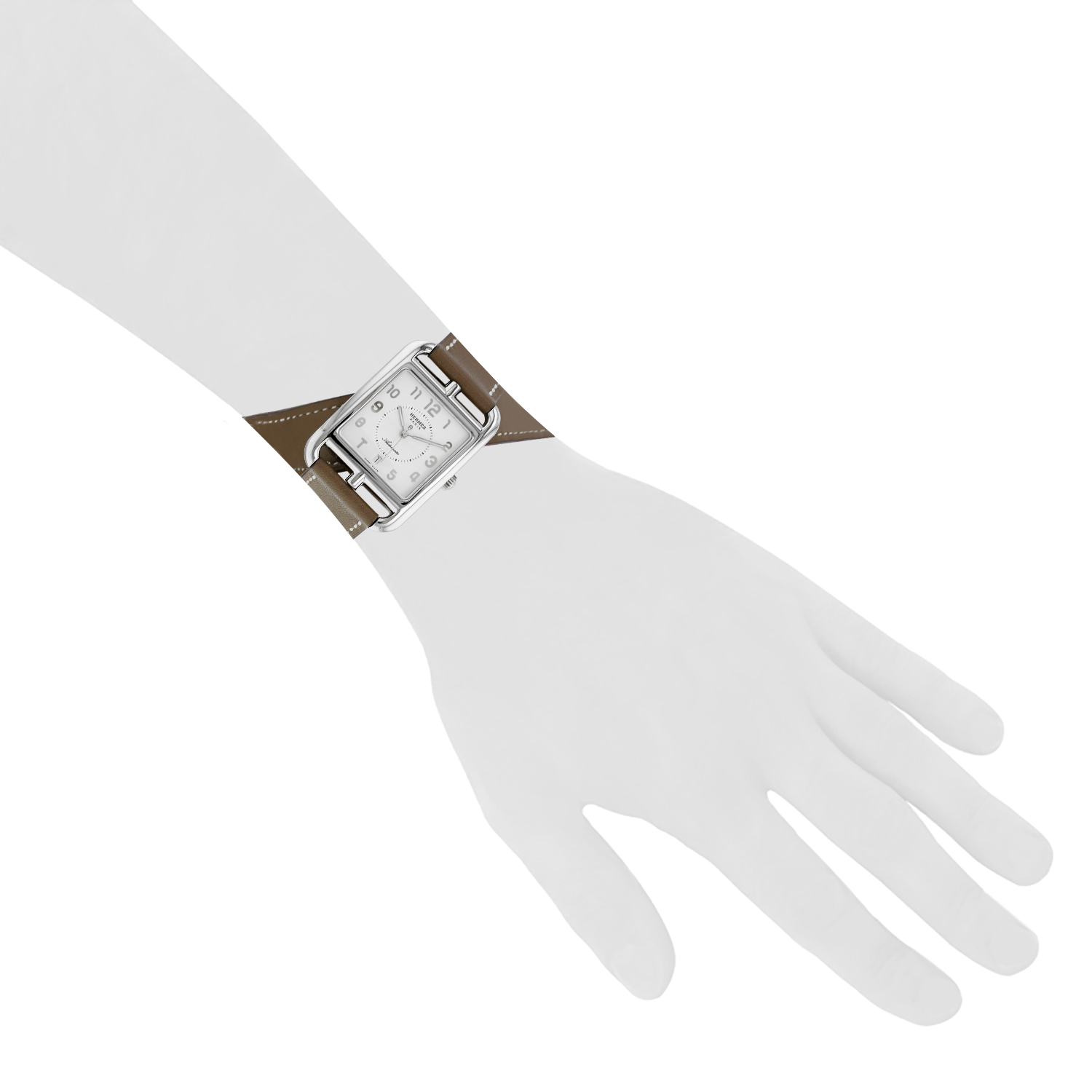 Orologio Hermès Cape Cod in acciaio Ref: Hermes - CC1.710  Circa 2004 - Detail D1