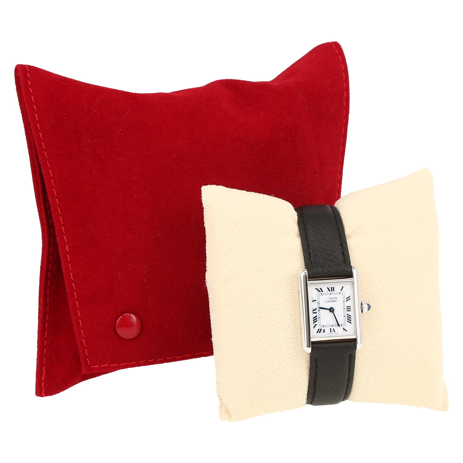 Orologio Cartier Tank Must in argento Ref: Cartier - 1614  Circa 1990 - Detail D2