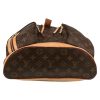 Louis Vuitton  Bosphore backpack  in brown monogram canvas  and natural leather - Detail D1 thumbnail