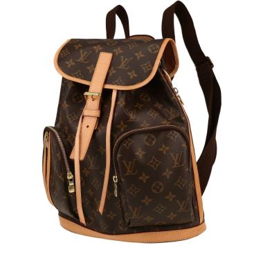 Zaino Louis Vuitton  Bosphore in tela monogram marrone e pelle naturale