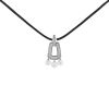 Cartier  pendant in white gold, diamonds and cultured pearls - 00pp thumbnail