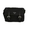 Prada  Nylon Messenger shoulder bag  in black canvas  and black leather - 360 thumbnail