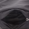 Sac bandoulière Prada  Nylon Messenger en toile noire et cuir noir - Detail D3 thumbnail