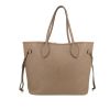 Louis Vuitton  Neverfull shopping bag  in beige empreinte monogram leather - 360 thumbnail