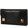 Hermès   pouch  in black porosus crocodile - 00pp thumbnail