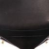 Hermès   pouch  in black porosus crocodile - Detail D3 thumbnail