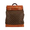 Bolsa de viaje Louis Vuitton  Steamer Bag - Travel Bag en lona Monogram y cuero natural - 360 thumbnail
