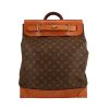 Sac de voyage Louis Vuitton  Steamer Bag - Travel Bag en toile monogram et cuir naturel - 360 thumbnail