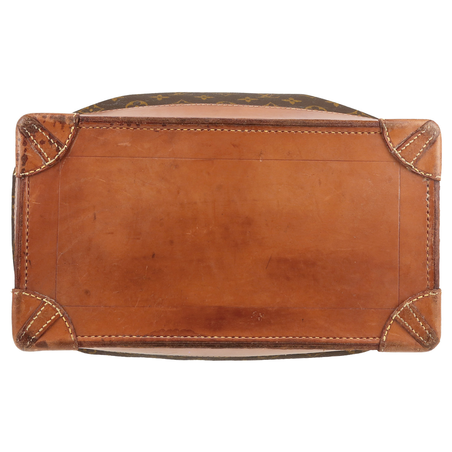 Louis Vuitton  Steamer Bag - Travel Bag travel bag  monogram canvas  and natural leather - Detail D1