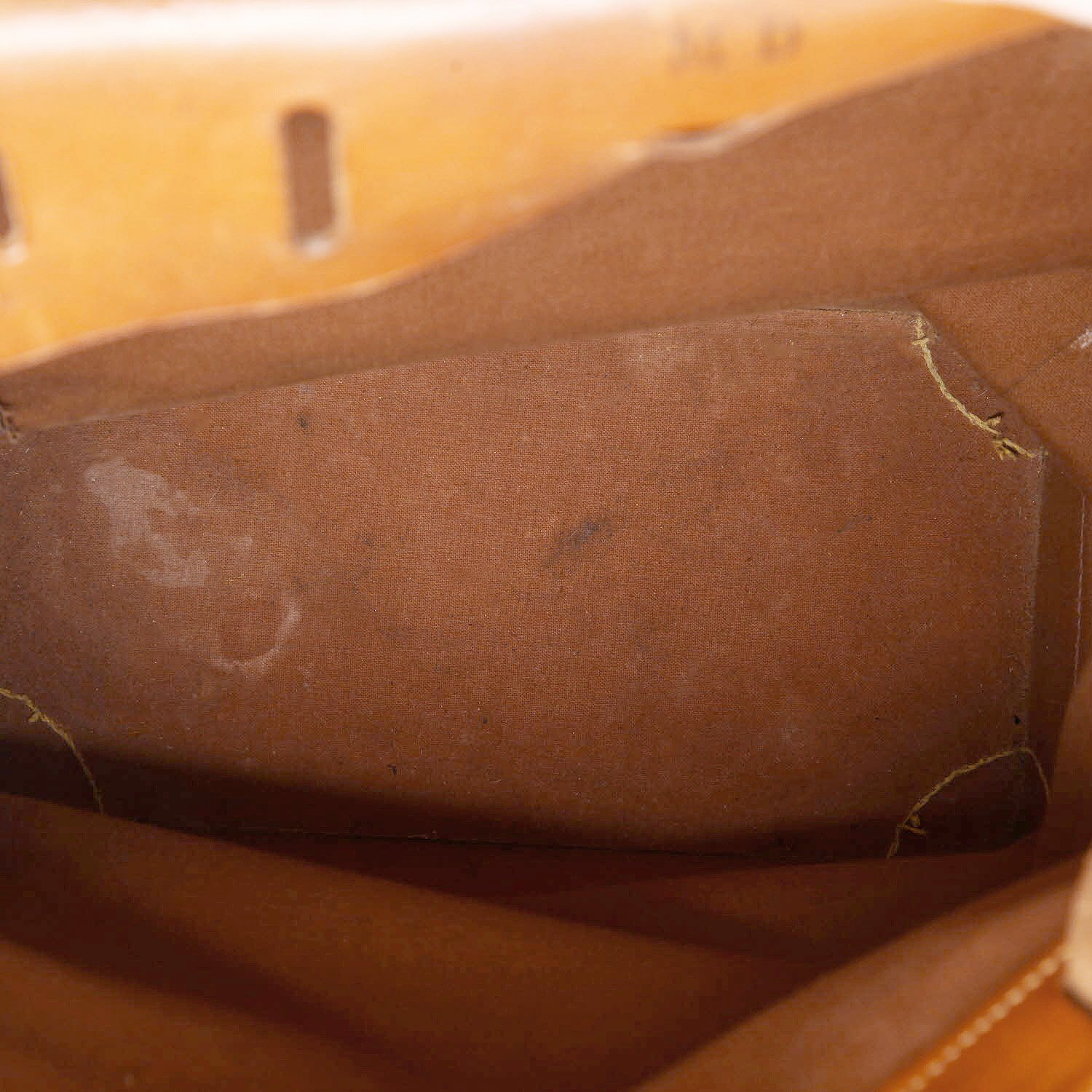 Sac de voyage Louis Vuitton  Steamer Bag - Travel Bag en toile monogram et cuir naturel - Detail D3