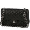 Chanel  Timeless Jumbo handbag  in black quilted leather - 00pp thumbnail