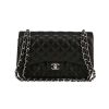 Bolso de mano Chanel  Timeless Jumbo en cuero acolchado negro - 360 thumbnail