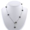 Mikimoto  necklace in white gold, Tahitian cultured pearls and diamonds - 360 thumbnail