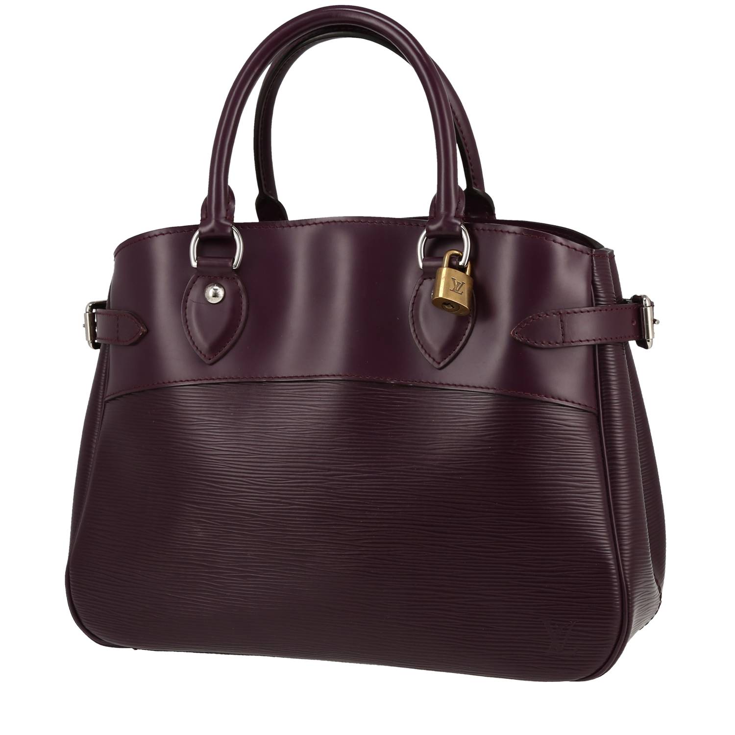 Passy Handbag In Plum Epi Leather