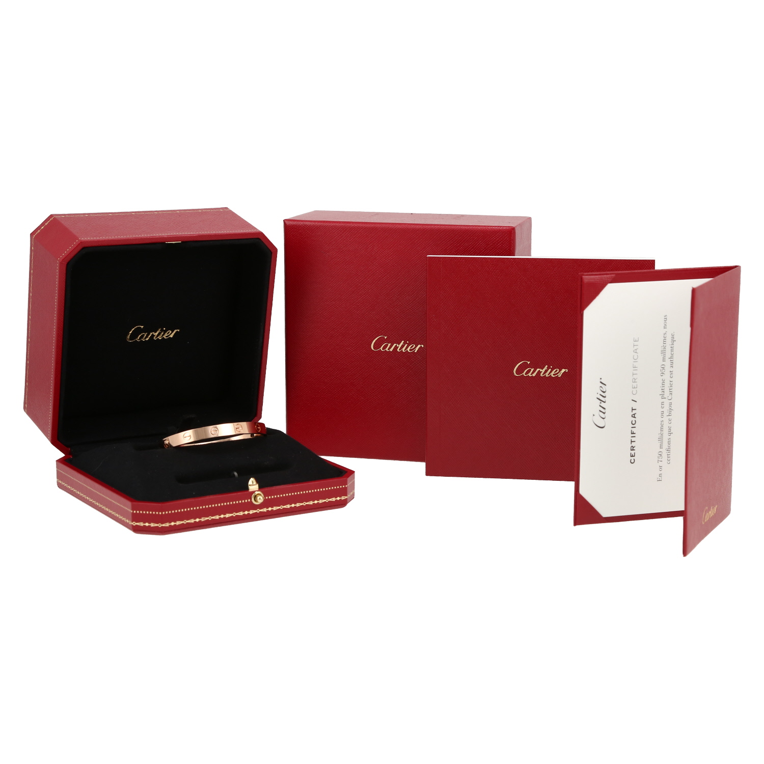 Cartier Love bracelet in pink gold - Detail D2