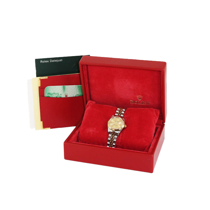 Reloj Rolex Datejust Lady de oro y acero Ref :  79173 Circa  2001 - Detail D2