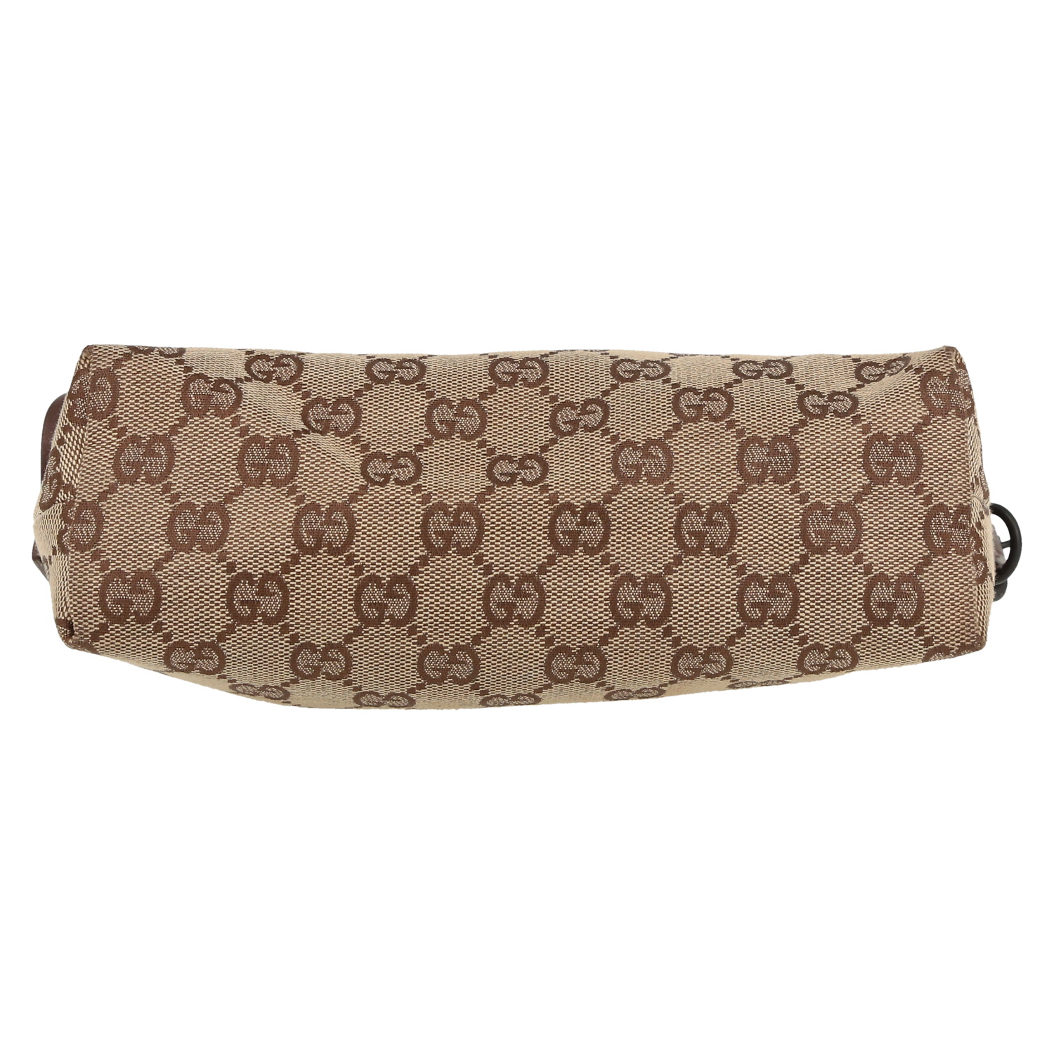 Sac à main Gucci  Gucci Vintage en toile siglée beige et cuir marron - Detail D1