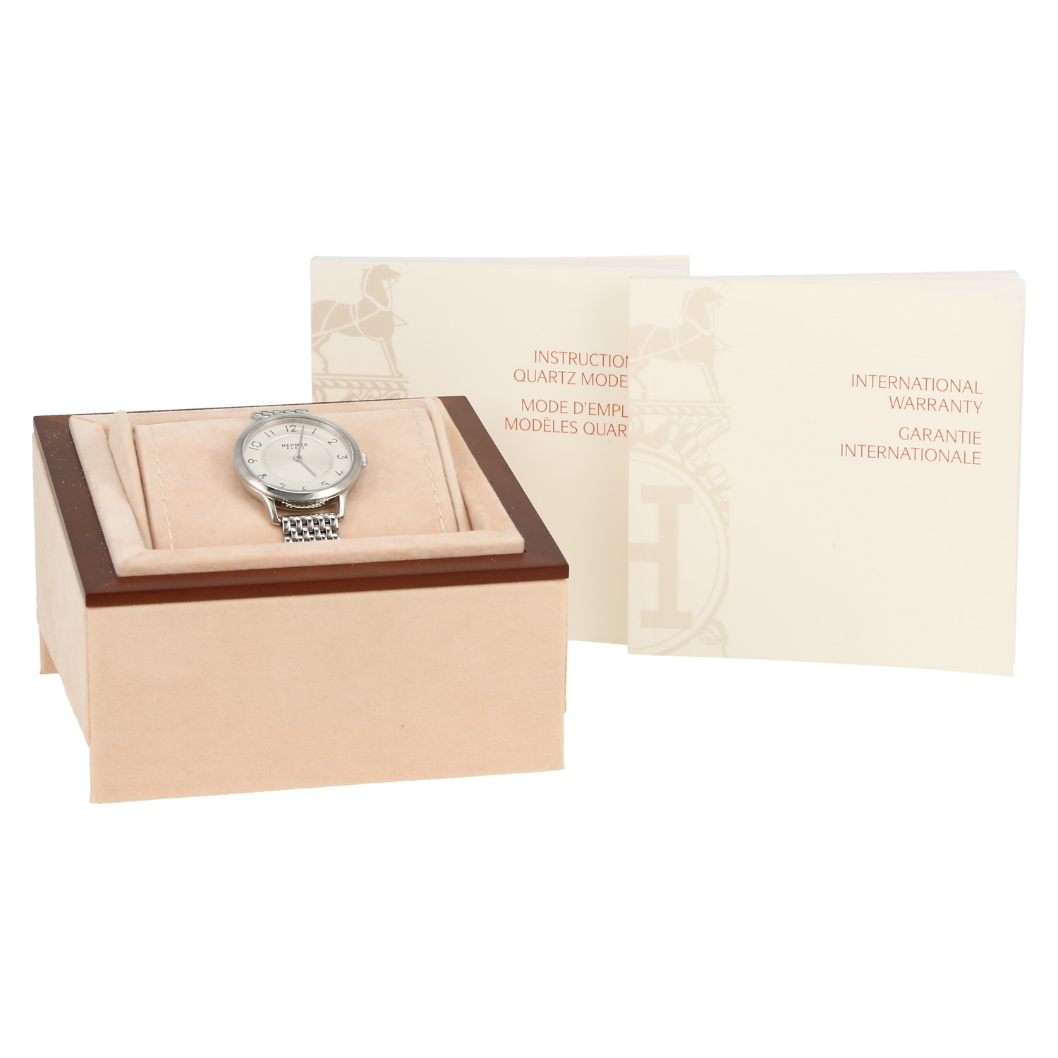 Hermès Slim  in stainless steel Ref: Hermès - CA2. 210  Circa 2018