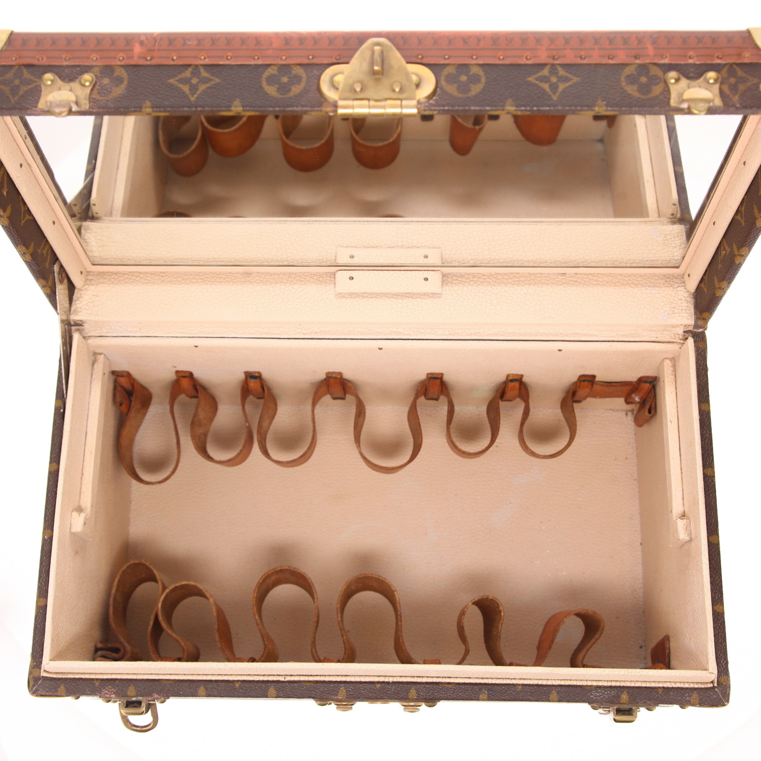 Beauty Louis Vuitton  Boîte à Pharmacie in tela monogram marrone e losine marrone - Detail D4