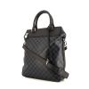 Sac bandoulière Louis Vuitton  Neo Greenwich en toile damier et cuir noir - 00pp thumbnail