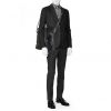 Sac bandoulière Louis Vuitton  Neo Greenwich en toile damier et cuir noir - Detail D2 thumbnail