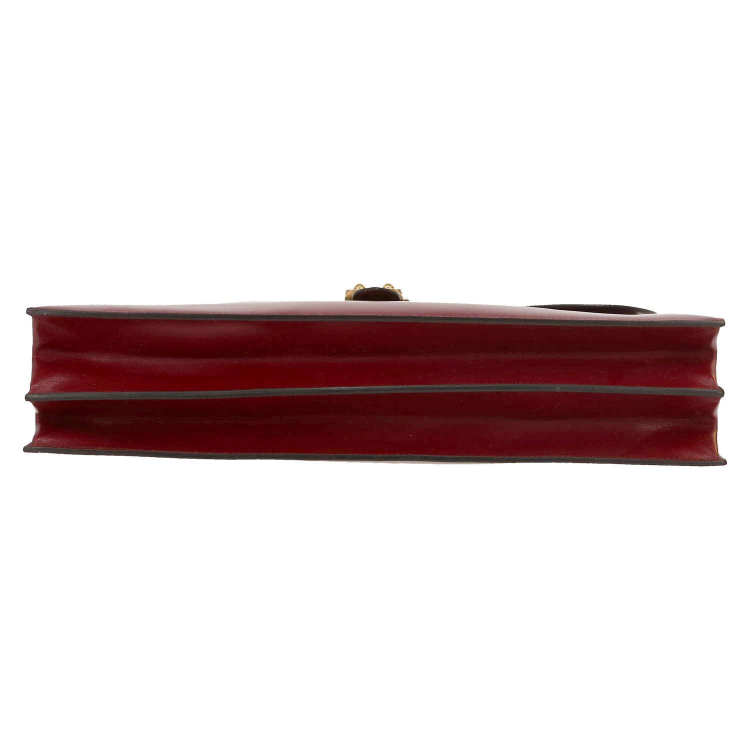 Hermès  Sac à dépêches briefcase  in burgundy box leather - Detail D1