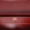 Hermès  Sac à dépêches briefcase  in burgundy box leather - Detail D2 thumbnail