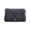 Chanel  Timeless shoulder bag  in navy blue quilted leather - 360 thumbnail