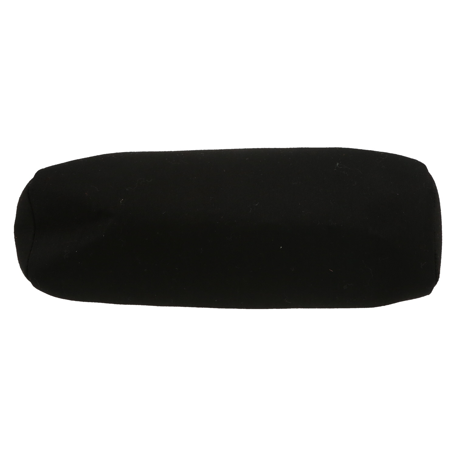 Hermès  Herbag bag worn on the shoulder or carried in the hand  in black canvas  and black Hunter cowhide - Detail D1