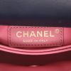 Chanel  Coco Handle mini  shoulder bag  in blue quilted grained leather - Detail D2 thumbnail