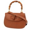 Gucci  Bamboo handbag  in brown Pecari leather  and bamboo - 00pp thumbnail