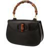 Gucci  Bamboo shoulder bag  in black leather  and bamboo - 00pp thumbnail