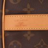 Borsa da viaggio Louis Vuitton  Keepall 50 in tela monogram marrone e pelle naturale - Detail D6 thumbnail