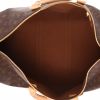 Borsa da viaggio Louis Vuitton  Keepall 50 in tela monogram marrone e pelle naturale - Detail D7 thumbnail
