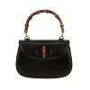 Gucci  Bamboo handbag  in black leather  and bamboo - 360 thumbnail