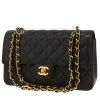 Sac à main Chanel  Timeless Classic en cuir grainé matelassé noir - 00pp thumbnail