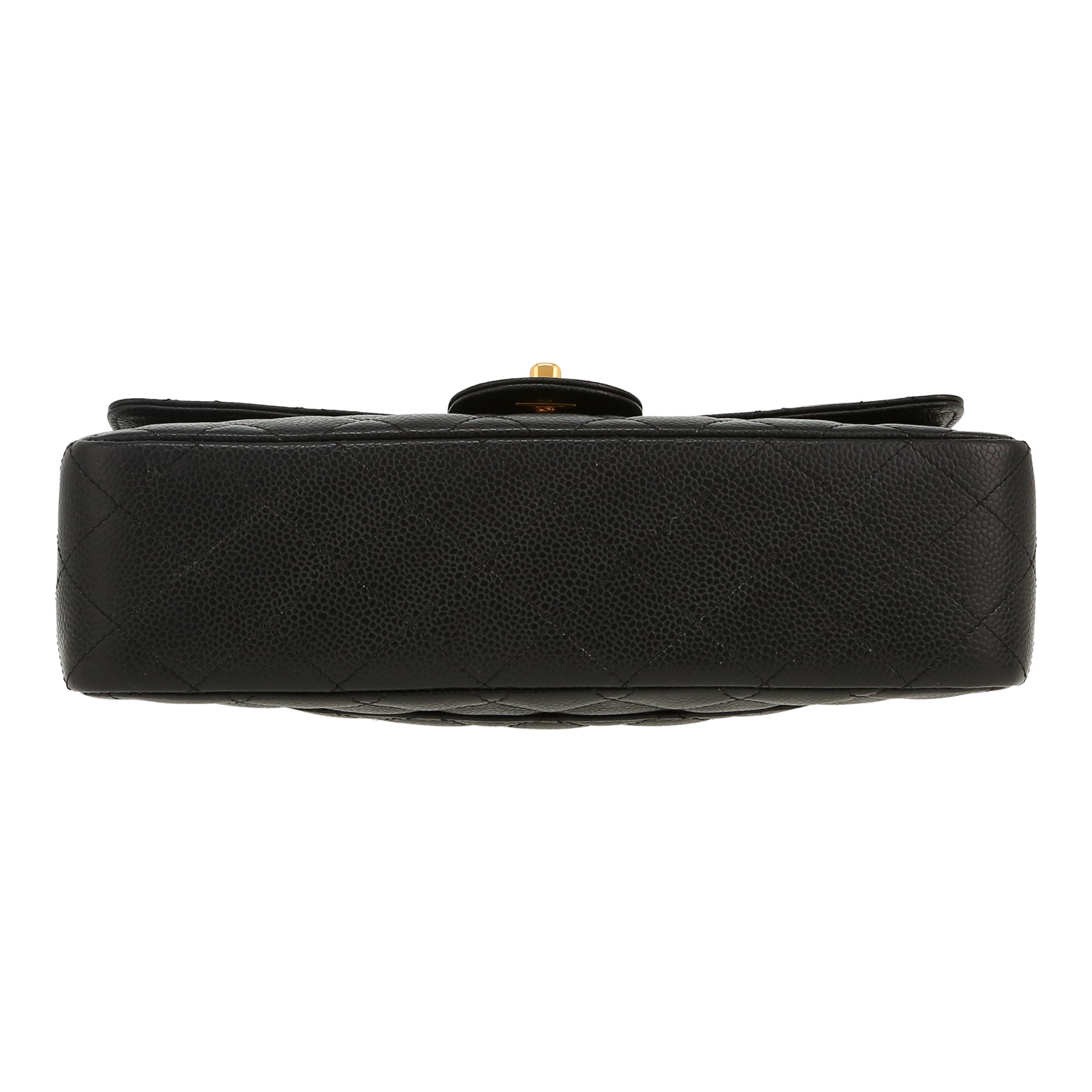 Borsa Chanel  Timeless Classic in pelle martellata e trapuntata nera - Detail D1