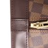 Louis Vuitton  Alma small model  handbag  in ebene damier canvas  and brown leather - Detail D2 thumbnail