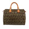 Louis Vuitton  Speedy Editions Limitées handbag  in brown and red monogram canvas  and natural leather - 360 thumbnail