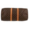 Sac de voyage Louis Vuitton  Keepall 45 en toile monogram marron et cuir naturel - Detail D1 thumbnail