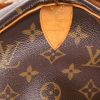 Bolsa de viaje Louis Vuitton  Keepall 45 en lona Monogram marrón y cuero natural - Detail D2 thumbnail