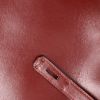 Bolso de mano Hermès  Kelly 32 cm en cuero box color burdeos - Detail D4 thumbnail