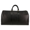 Louis Vuitton  Keepall 50 travel bag  in black epi leather - Detail D1 thumbnail