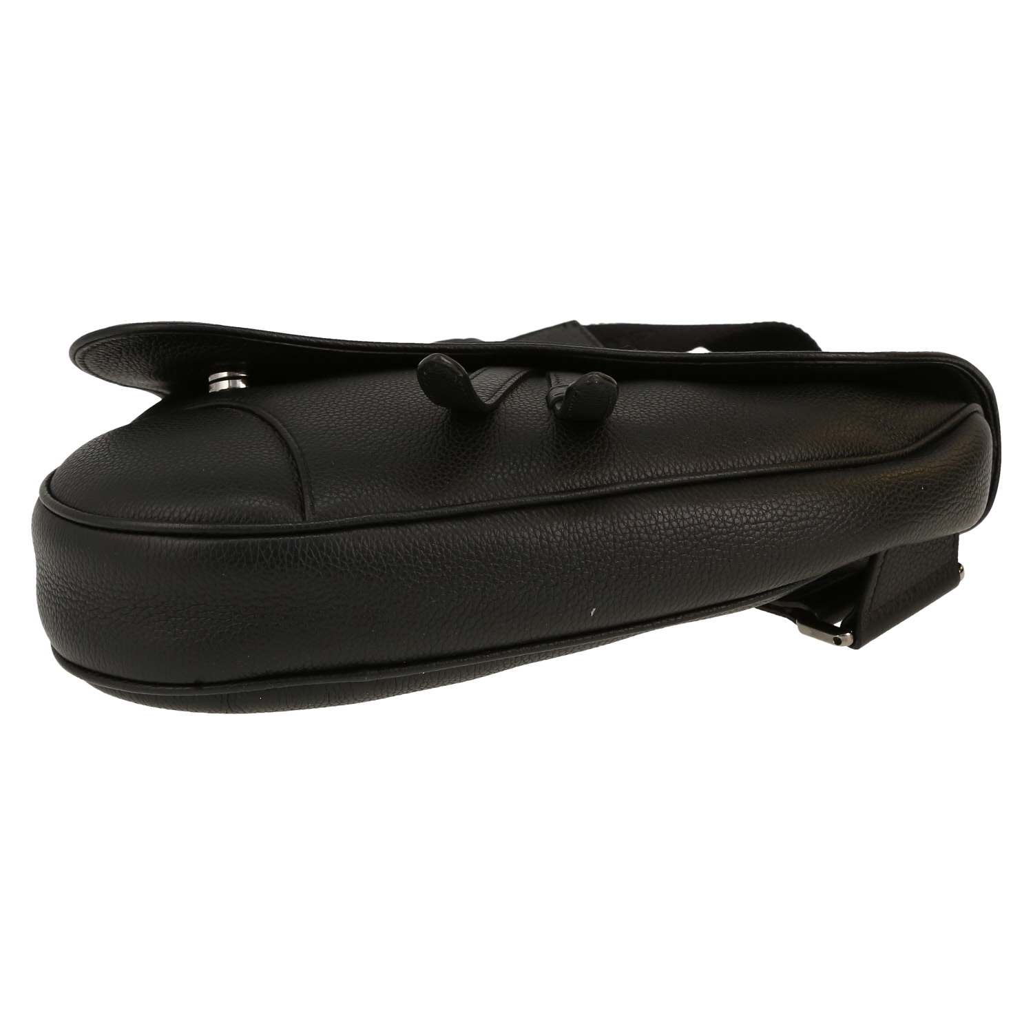 Bolso bandolera Dior  Edition limitée en cuero negro y blanco - Detail D1